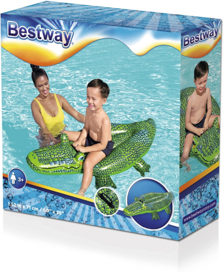 Bestway Buddy Croc Ride On, 152 x 71 cm