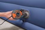 Bestway Tritech™ luchtbed Queen met luchtvulling, ingebouwde pomp, 203 x 152 x 46 cm