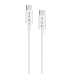 Devia kabel Smart EC042 PD USB-C - USB-C 60W 3A wit