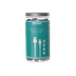 Devia kabel Kintone V2 EC406 USB - Lightning 1,0 m 2,1A vit set 30 st