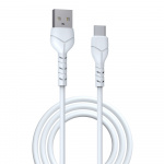 Devia kabel Kintone EC145 USB - USB-C 1,0 m 2,1A wit