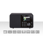 TELESTAR DIRA M 1 A Mobile EWF Batterijbediende Multifunctionele Mono Radio DAB+ / FM / Internet / Bluetooth Zwart TELESTAR DIRA M 1 A Mobile EWF Batterijbediende Multifunctionele Mono Radio DAB+ / FM / Internet / Bluetooth Zwart