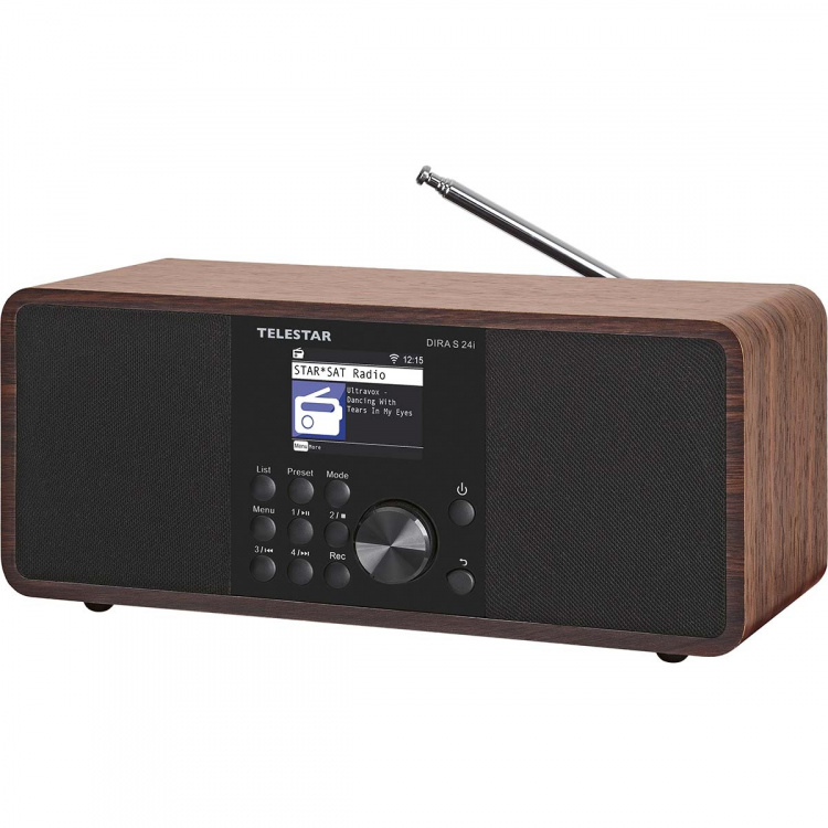 TELESTAR DIRA S 24i Multifunctionele Stereo Radio DAB+ / FM / Internet / Bluetooth Hout