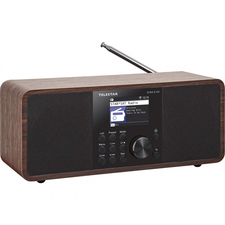 TELESTAR DIRA S 24i Multifunctionele Stereo Radio DAB+ / FM / Internet / Bluetooth Hout