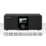 TELESTAR DIRA S21i+ EWF Multifunctionele Stereo Radio DAB+ / FM / Internet / Bluetooth Zwart