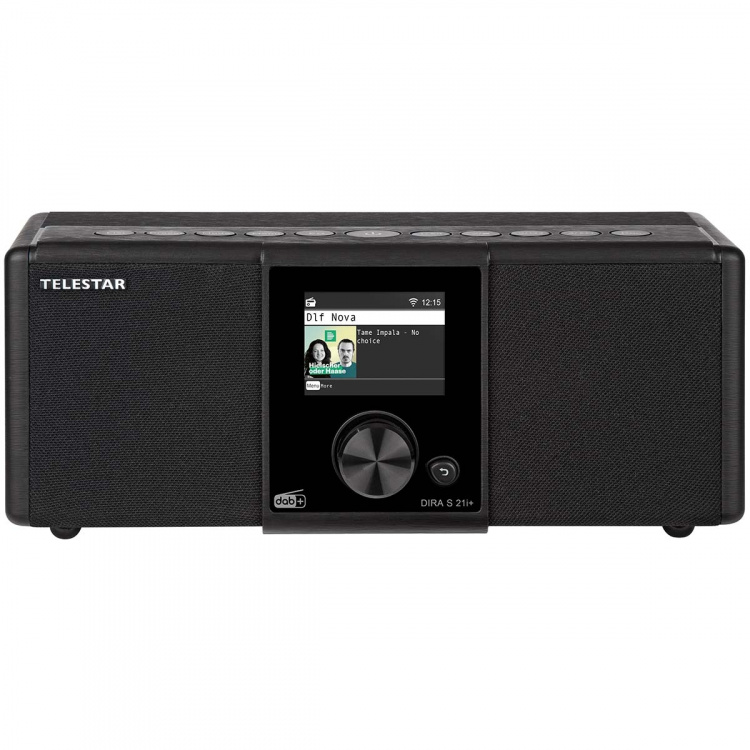 TELESTAR DIRA S21i+ EWF Multifunctionele Stereo Radio DAB+ / FM / Internet / Bluetooth Zwart