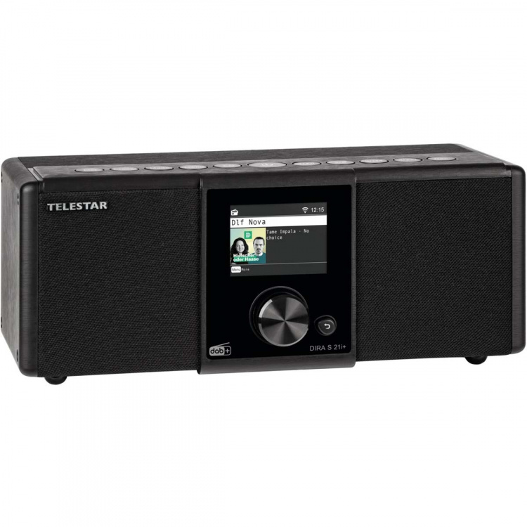 TELESTAR DIRA S21i+ EWF Multifunctionele Stereo Radio DAB+ / FM / Internet / Bluetooth Zwart