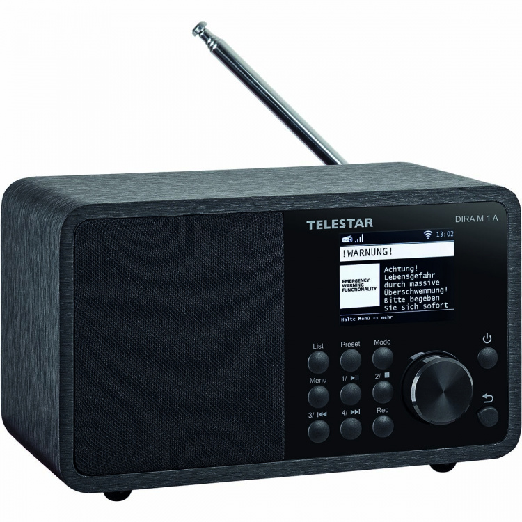 TELESTAR DIRA M 1 A EWF Compacte Multifunctionele Mono Radio Zwart