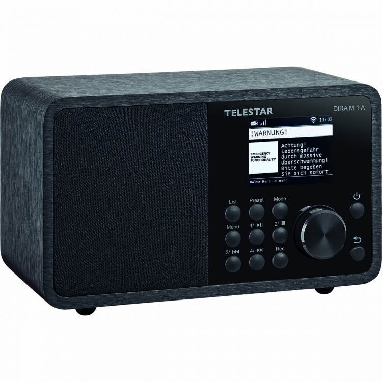 TELESTAR DIRA M 1 A EWF Compacte Multifunctionele Mono Radio Zwart