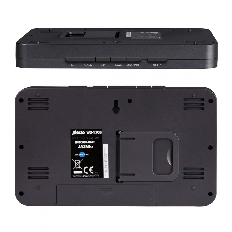 Alecto Weerstation met draadloze sensor Silver