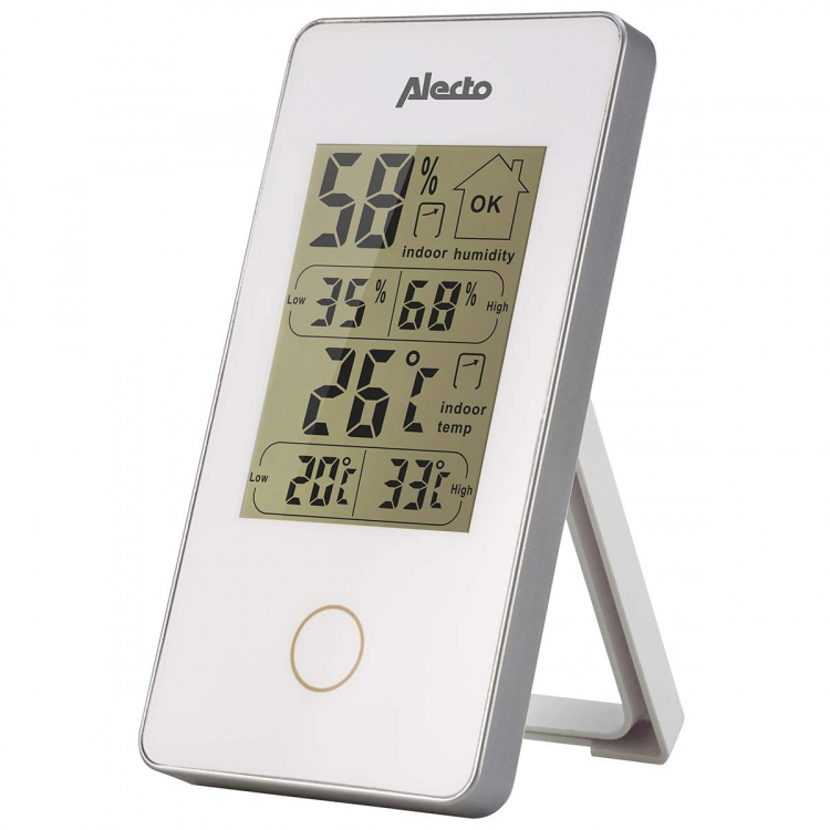 Alecto Digitale binnenthermometer wit Alecto Digitale binnenthermometer wit