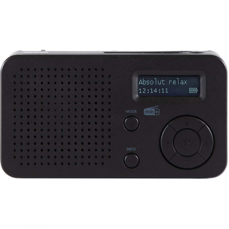 imperial DABMAN 17 draagbare DAB+/FM-radio met Bluetooth zwart