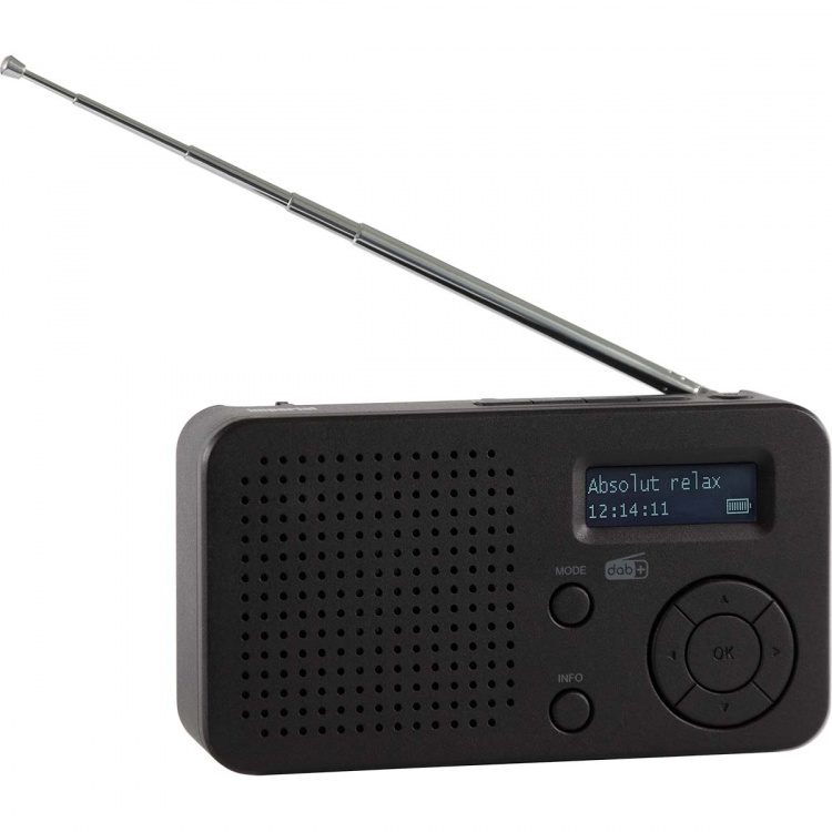 imperial DABMAN 17 draagbare DAB+/FM-radio met Bluetooth zwart