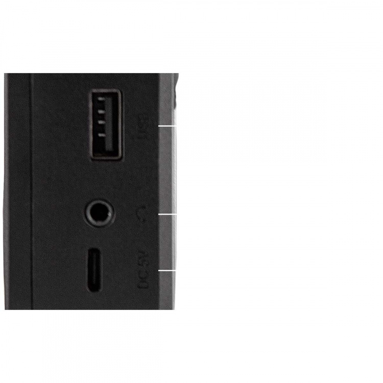 imperial DABMAN 17 draagbare DAB+/FM-radio met Bluetooth zwart