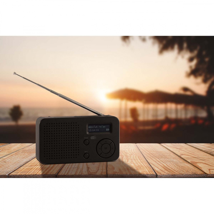 imperial DABMAN 17 draagbare DAB+/FM-radio met Bluetooth zwart