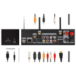 imperial DABMAN i560 CD Alles-in-één HiFi-systeem met versterker en CD-speler DAB+ / FM / Internet / Bluetooth Zwart