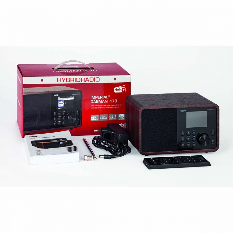 imperial DABMAN i170 DAB+ en internetradio Houtlook