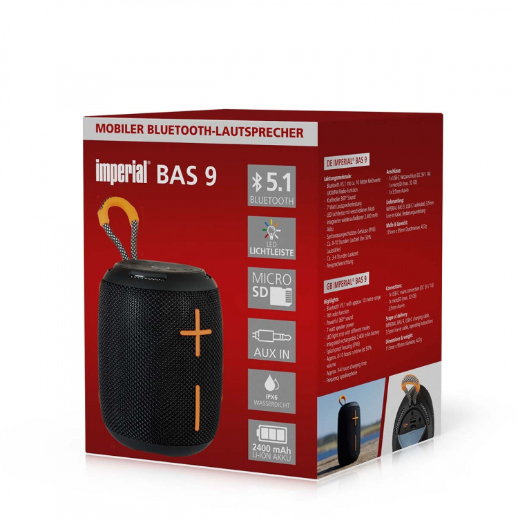 imperial BAS 9 Bluetooth-luidspreker