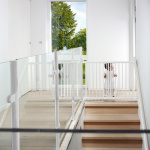 Baby Dan Barnsäkerhetsgrind Flexifit Trä Vit 69-106,5cm