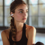 Happy Plugs Hörlur Clip OWS True-Wireless Vit