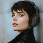 Happy Plugs Hörlur Play Lite Over-Ear Trådlös Svart