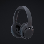 Happy Plugs Hörlur Play Lite Over-Ear Trådlös Svart