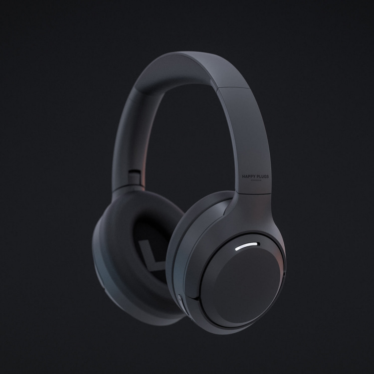 Happy Plugs Hörlur Play Lite Over-Ear Trådlös Svart