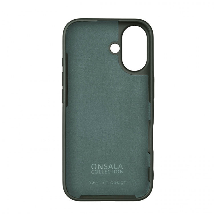 Onsala Mobilskal med Silikonkänsla Olive Green - iPhone 16