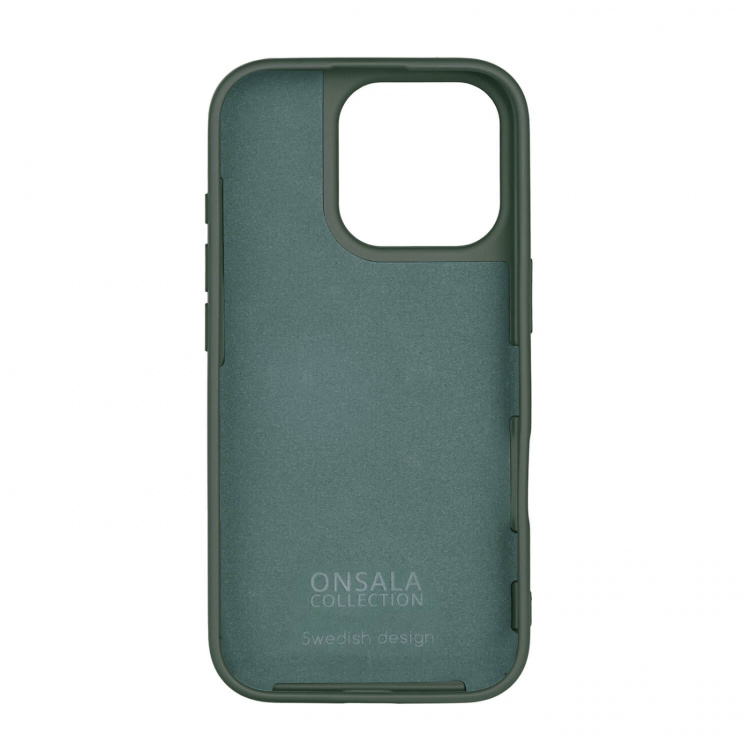 Onsala Mobilskal med Silikonkänsla Olive Green - iPhone 16 Pro Onsala Mobilskal med Silikonkänsla Olive Green - iPhone 16 Pro