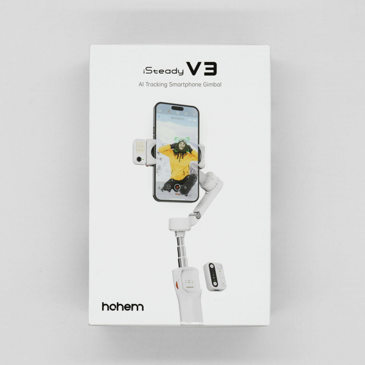 Hohem Smartphone Gimbal iSteady V3 Vit Kit med AI Hohem Smartphone Gimbal iSteady V3 Vit Kit med AI