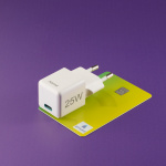 Hama Mini Snabbladdare USB-C PD 25W Vit