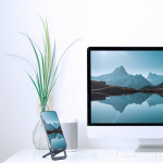 Desire2 Ultrasmal Telefonhållare i Aluminium Mörkgrå