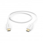 Hama Laddningskabel USB-C till USB-C 1,0m Vit Hama Laddningskabel USB-C till USB-C 1,0m Vit