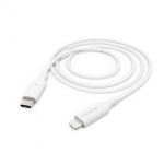 Hama Laddningskabel USB-C till Lightning 1,0m Vit Hama Laddningskabel USB-C till Lightning 1,0m Vit