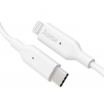 Hama Laddningskabel USB-C till Lightning 1,0m Vit Hama Laddningskabel USB-C till Lightning 1,0m Vit