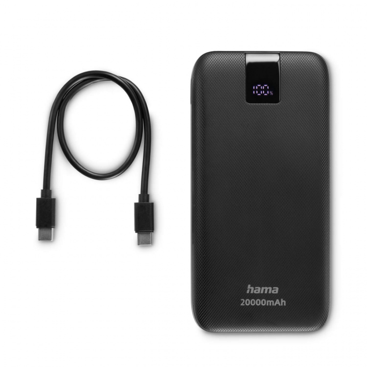 Hama Powerbank PD 20000mAh 2xUSB-C+1xUSB-A Antracit