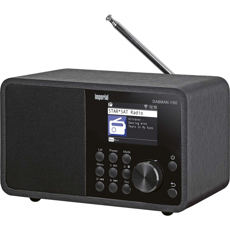 imperial DABMAN i160 DAB+ en internetradio Zwart