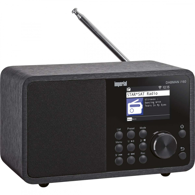 imperial DABMAN i160 DAB+ en internetradio Zwart