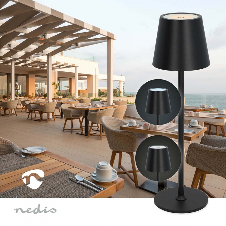 Nedis LED-Tafellamp | LED | 1.8 W | 150 lm | 3000 - 6000 K | Zwart