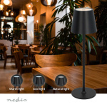 Nedis LED-Tafellamp | LED | 1.8 W | 150 lm | 3000 - 6000 K | Zwart
