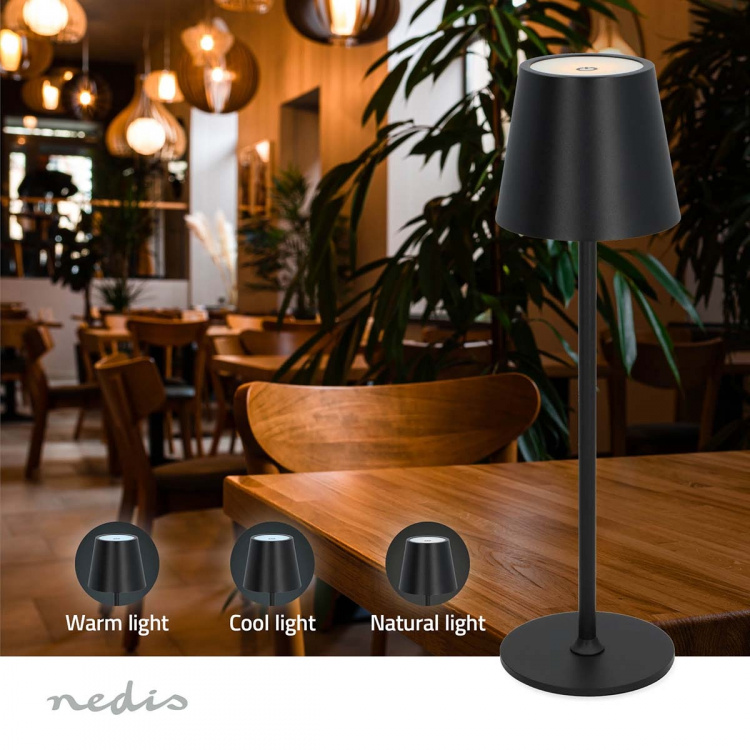 Nedis LED-Tafellamp | LED | 1.8 W | 150 lm | 3000 - 6000 K | Zwart