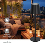 Nedis LED-Tafellamp | LED | 1.8 W | 150 lm | 3000 - 6000 K | Zwart