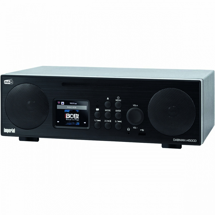 imperial DABMAN i450 CD Multifunctionele Stereo Radio voor DAB+ / FM / Internet Zwart