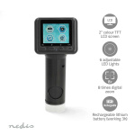 Nedis Microscoopcamera | 1080p@30fps | 48 MPixel | Zoom: 8 x | Vergroting: 500 x | Scherm grootte: 2  Nedis Microscoopcamera | 1080p@30fps | 48 MPixel | Zoom: 8 x | Vergroting: 500 x | Scherm grootte: 2