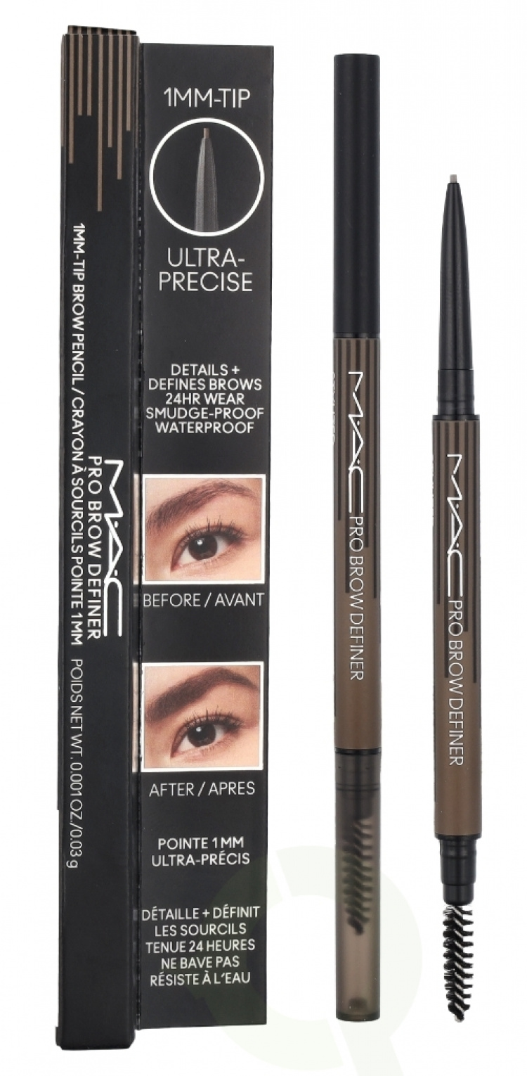 MAC Pro Brow Definer 1 Mm Tip Brow Pencil 24 Hour Waterproof 0.03 g Stylized