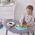 Barbo Toys Houten puzzel in de vorm van Peppa Pig - Speeltuin