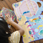 Melissa & Doug Herbruikbare Puffy Stickers Speelset Zeemeermin