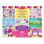 Melissa & Doug Herbruikbaar stickerkussen prinsessenkasteel