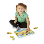 Melissa & Doug Houten Knijppuzzel Safari