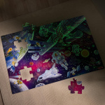 Melissa & Doug Vloerpuzzel Outer Space Glow in the Dark